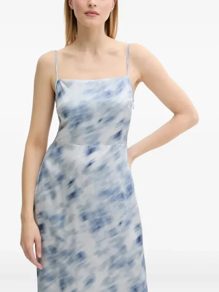 Rochie maxi Samsøe Samsøe de costum albastru