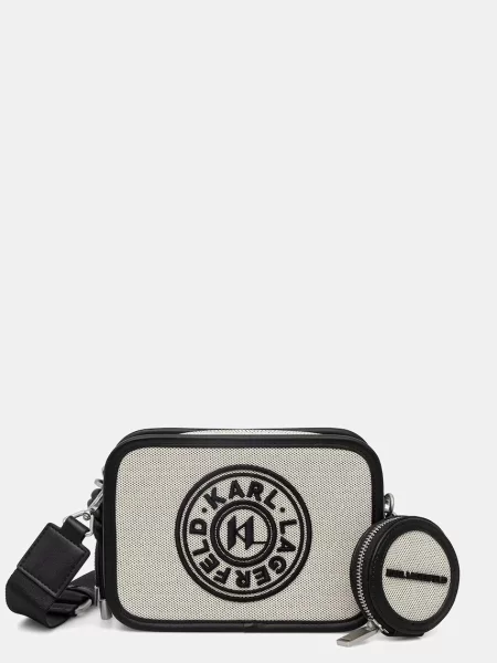 Karl Lagerfeld torbica za čez ramo bež