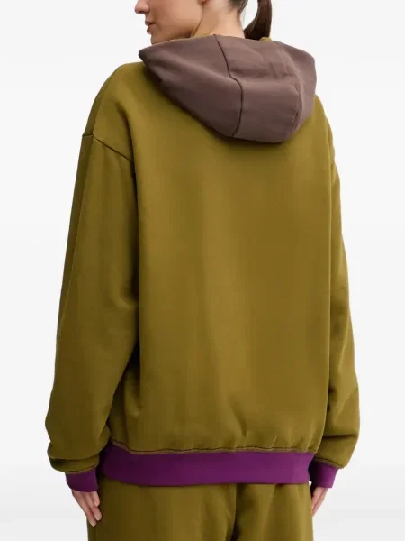 Hanorac cu glugă Ea7 Emporio Armani verde