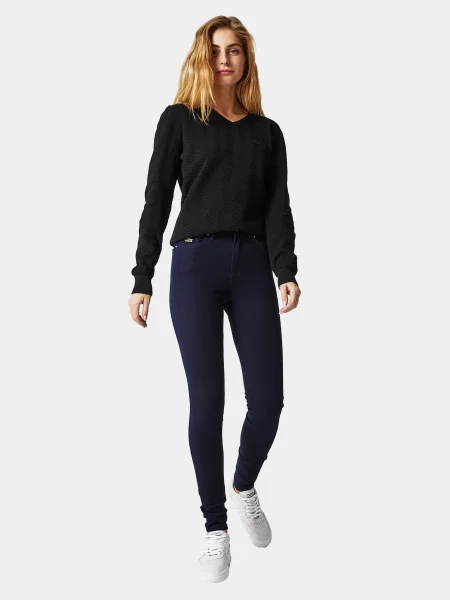 Lacoste Скіні джинси Темно-синій сині