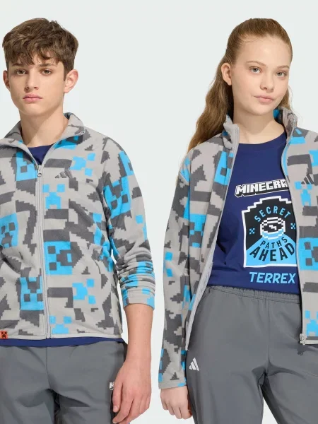Детский свитер Adidas серый
