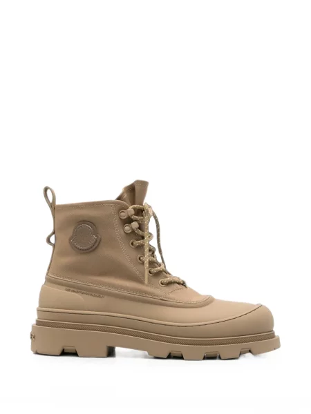 Cizme scurte Moncler cu șireturi din dantelă
