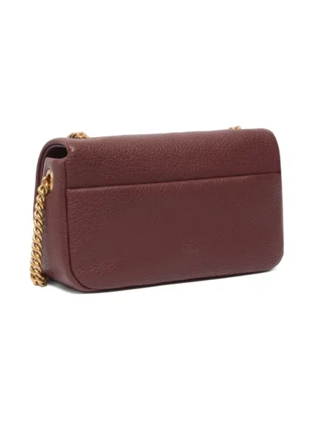 Pinko torebka crossbody skórzana brązowa