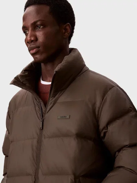Пуховик Calvin Klein коричневый
