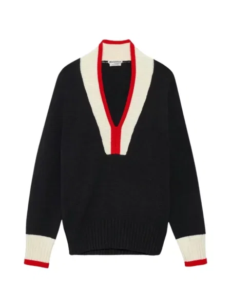 Pulover Jw Anderson cu decolteu în V negru