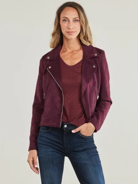 Prijelazna jakna Vero Moda bordo