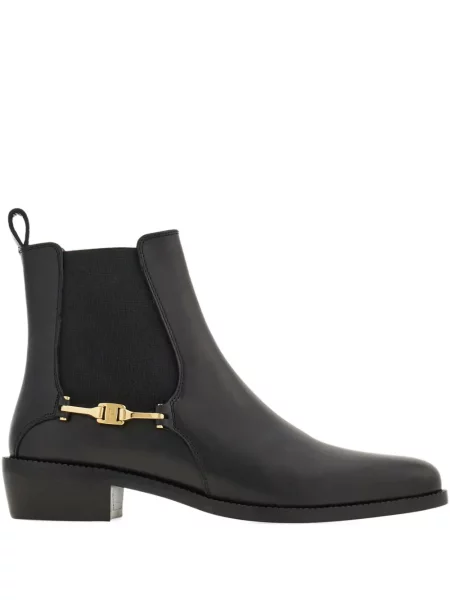 Botine chelsea Ferragamo negru
