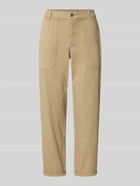 Jeansy z wpuszczanymi model ‘WORKER’ Mac beżowe