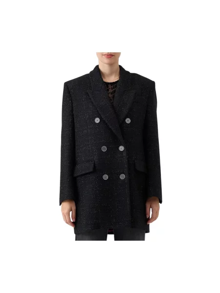 Marynarka Versace Jeans Couture wełniana czarna