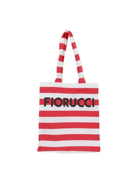 Fiorucci torebka Logo Print Tote czerwony
