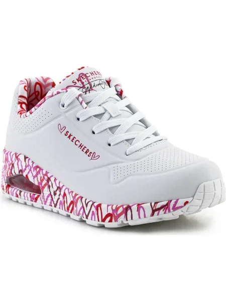 Pantofi Skechers alb