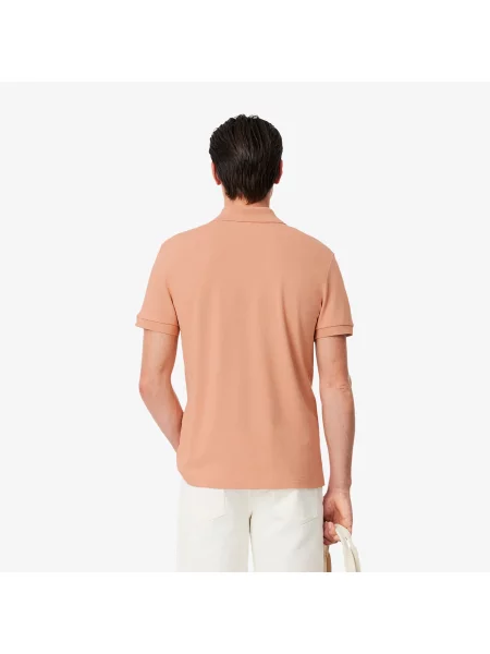 Классическое поло Lacoste розовое