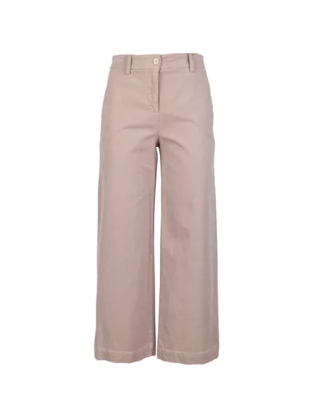 Cu centură pantaloni Via Masini 80 roz