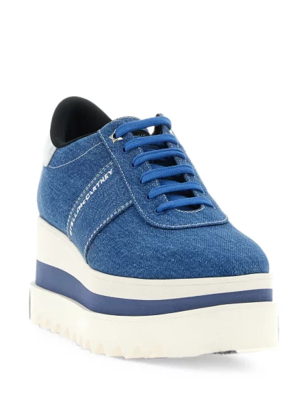 Sneakerși Stella Mccartney cu platformă albastru