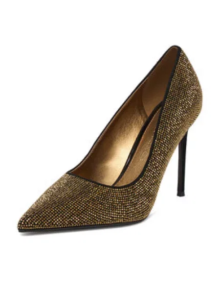 Štikle Eva Minge Zlatna