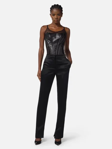 Брюки Elisabetta Franchi черные