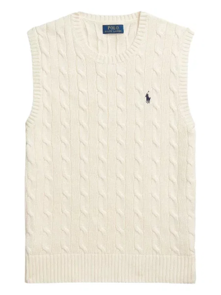 Μικρός κασκέτο Polo Ralph Lauren με χαμηλή μέση υφαίνω διαγωνίως πράσινο