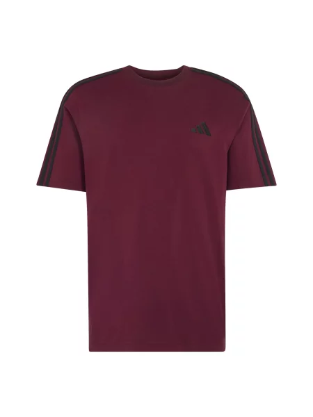 ADIDAS SPORTSWEAR Tricou Essentials roşu închis negru