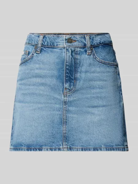Guess Jeans spódnica jeansowa mini ołówkowa niebieski