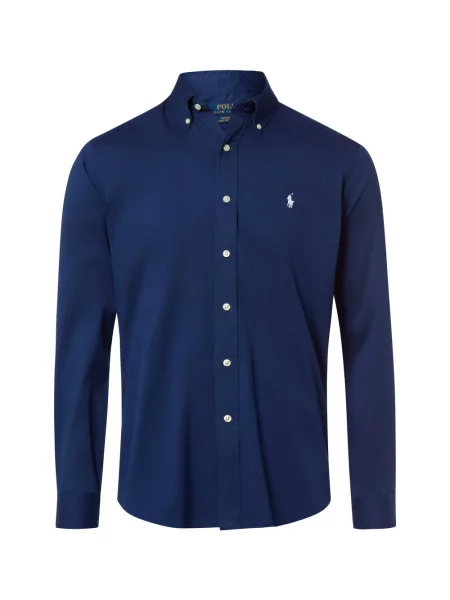 Polo Ralph Lauren Koszula Mężczyźni Modern Fit jednolity S niebieski