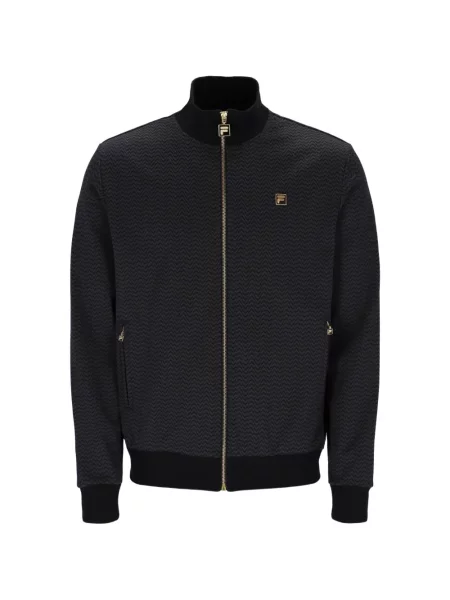 Geacă Fila cu model herringbone alergare negru