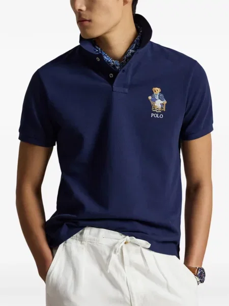 Șosete Polo Ralph Lauren cu broderie în carouri de flanelă verde