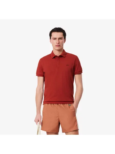 Поло Lacoste коричневое