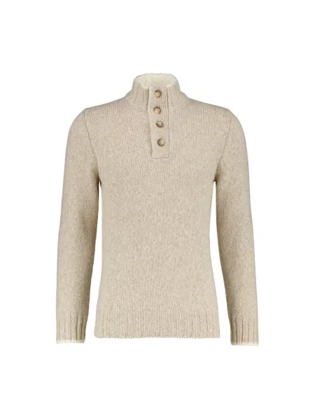 Sweter z golfem Gran Sasso beżowy