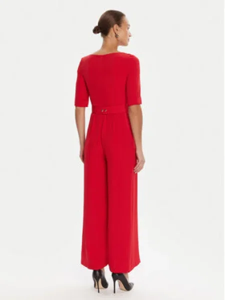 Rinascimento Kezeslábas Wide Leg piros