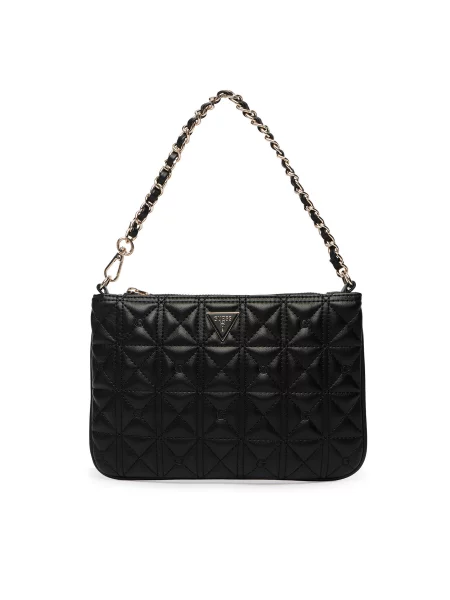 Guess klasična torbica iz umetnega usnja črna