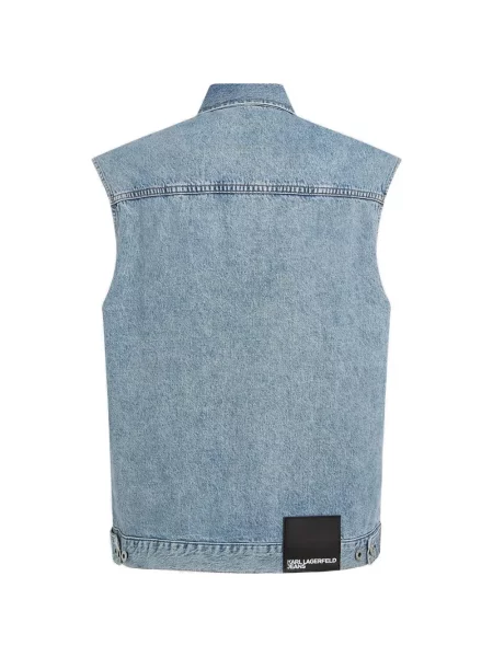 Αμανικας τζιν μπουφάν Karl Lagerfeld Jeans μπλε