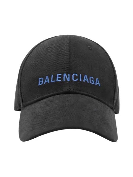Czapka z daszkiem Balenciaga z logo czarna