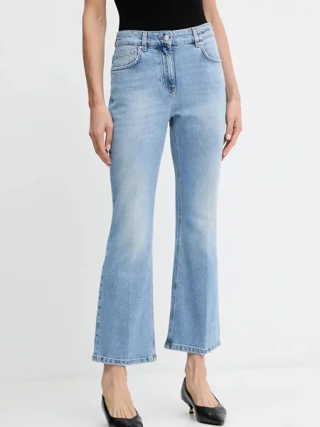 Marella jeans high waist albastru