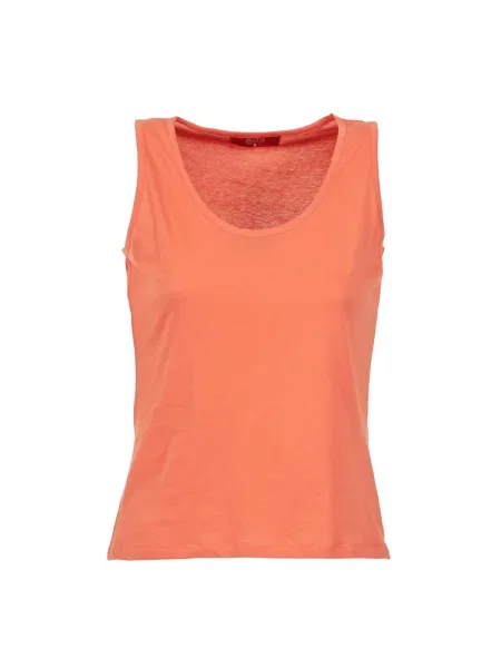 Majica brez rokavov Botd brez rokavov oranžna