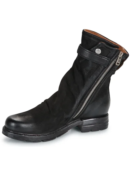 Pantofi Airstep / A.s.98 cu cataramă negru