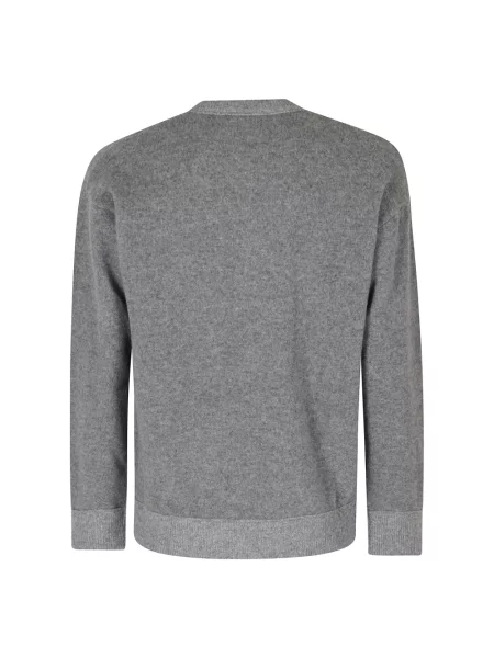 Sweter Roberto Collina wełniany szary
