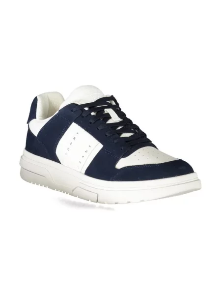 Sneakersy Tommy Jeans zamszowe casual niebieskie
