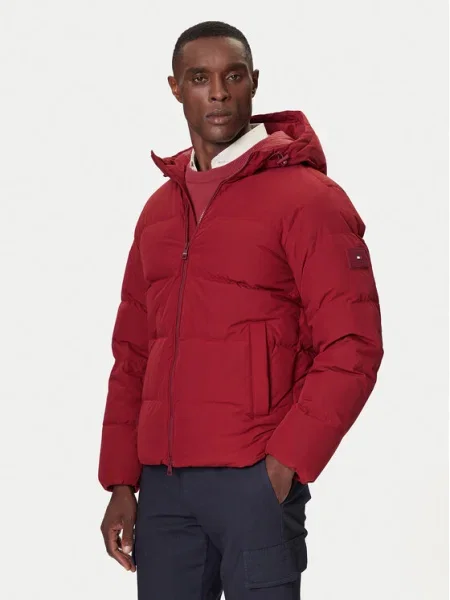 Tommy Hilfiger Geacă din puf roșu