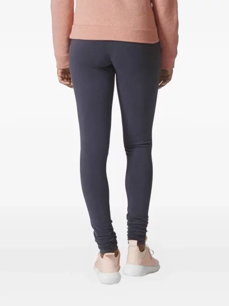 Legginsy Adidas z nadrukiem frotte retro zielone