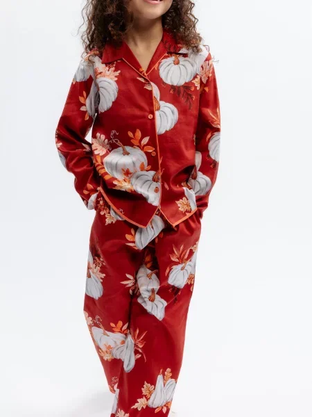 Дитяча Піжама CYBERJAMMIES Pumpkin бавовна/модал помаранчевий