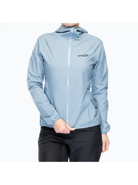 Дамско яке за бягане Stormshell FZ V2 blue grey сиво