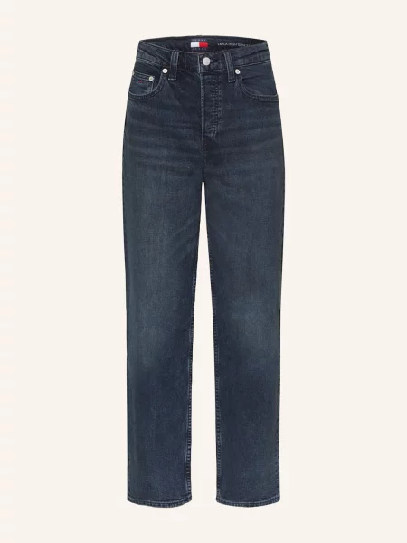 Tommy Jeans Straight Džíny Layla denim blue black černé