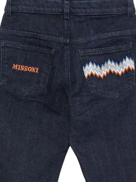 Jeansy dziecięce Missoni niebieskie