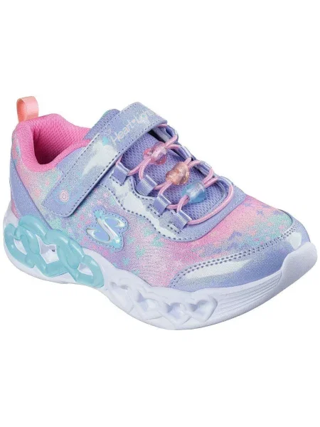 Buty sportowe dla dzieci Skechers S Lights infinite Heart Ligh fioletowe