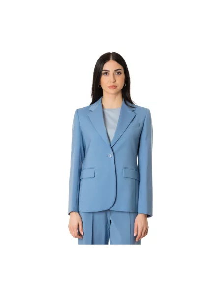 Marynarka Weekend Max Mara wełniana niebieska
