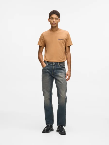 KARL LAGERFELD JEANS Kavbojke STRAIGHT modra
