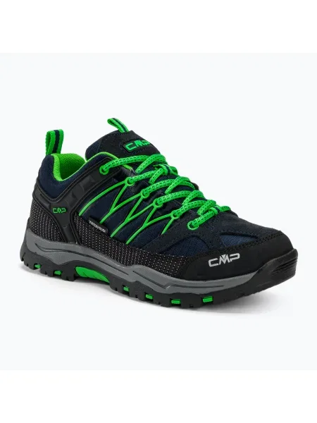 Gyerek trekking cipő CMP Rigel Low Wp blue/gecko Rigel Low Wp kék