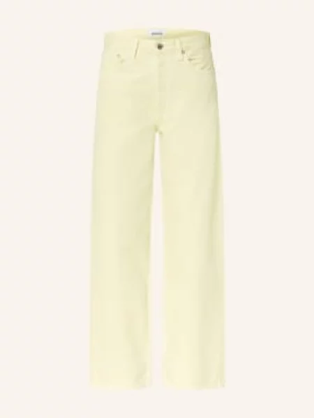 Agolde Džíny S Širokými Nohavicemi Arc lemon zest lt faded yellow hi žluté