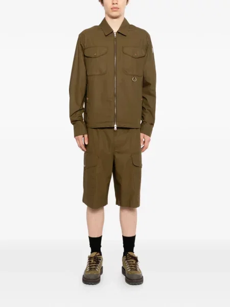Șnur de strângere pantaloni scurți cargo Moncler verde