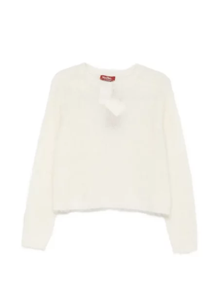 Pulover Max Mara tricotate alb